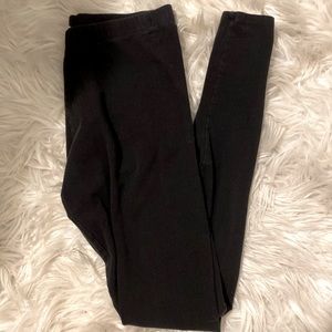 Victoria’s Secret Black Cotton Elastane Leggings